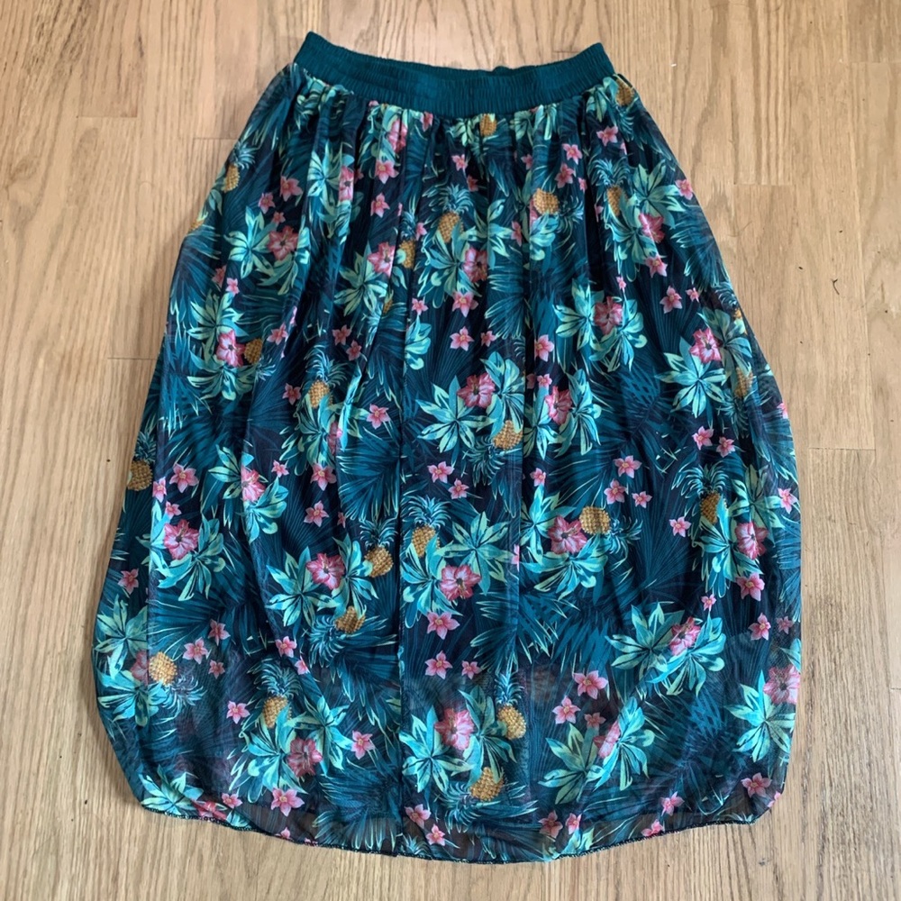 Floral Tule Skirt